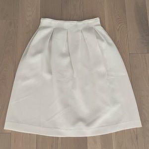 Black Halo Ivory Midi Skirt